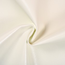 Ткань Дерматин (Кожзам) для мебели, цвет Белый (на отрез)  в Ступино