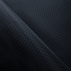 Ткань Оксфорд 300D PU Рип-Стоп СОТЫ, цвет Черный (на отрез)  в Ступино