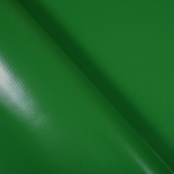Ткань ПВХ 450 гр/м2, Зелёный (Ширина 160см), на отрез  в Ступино