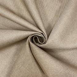 Ткань Рогожка (мебельная), цвет Бежевый (на отрез) (100% полиэстер) в Ступино