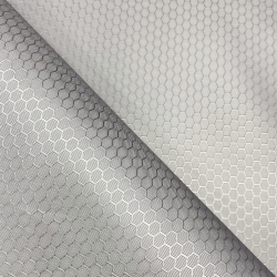 Ткань Оксфорд 300D PU Рип-Стоп СОТЫ, цвет Светло-Серый (на отрез)  в Ступино
