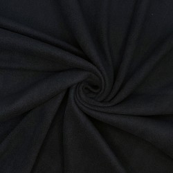 Флис Односторонний 130 гр/м2, цвет Черный (на отрез)  в Ступино