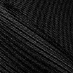 Прорезиненная ткань Оксфорд 600D ПВХ, Черный (на отрез)  в Ступино