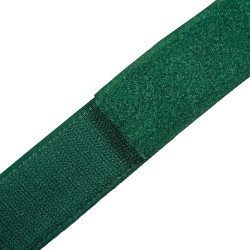 Контактная лента 40мм (38мм)  Зелёный (велькро-липучка, на отрез)  в Ступино