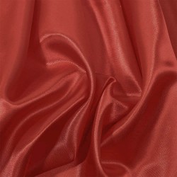 Ткань Атлас-сатин, цвет Красный (на отрез)  в Ступино
