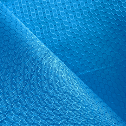 Ткань Оксфорд 300D PU Рип-Стоп СОТЫ, цвет Голубой (на отрез)  в Ступино