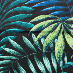 Интерьерная ткань Дак (DUCK), принт &quot;Тропические листья&quot; (на отрез)  в Ступино
