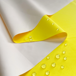 Водонепроницаемая Дышащая Мембранная ткань PU 10'000, цвет Жёлтый (на отрез)  в Ступино