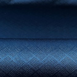 Ткань Блэкаут для штор светозатемняющая 100% &quot;Орнамент Синий&quot; (на отрез)  в Ступино